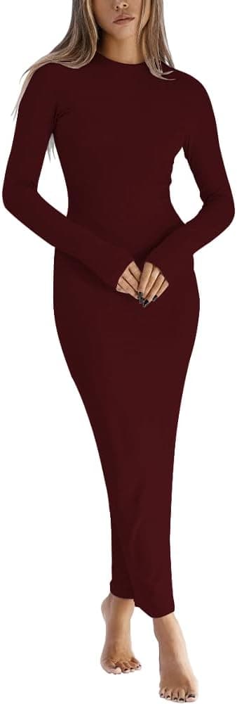 Thumbnail 5 de LACOZY Fall Long Sleeve Midi Dress Sexy Bodycon 1️⃣📷