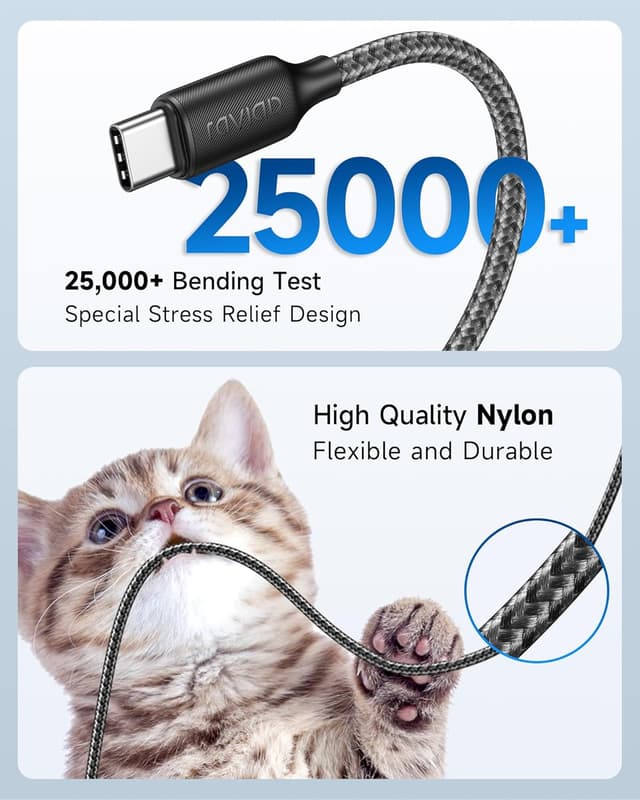 Thumbnail 4 de RAVIAD USB C Kabel 100W