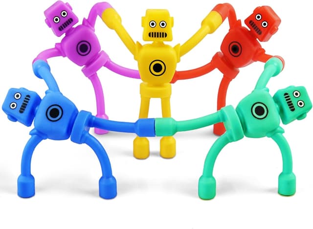 Detalle de Magnetic Robot Men 5PC 🤖