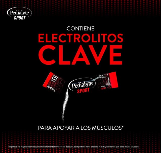 Thumbnail 2 de Pedialyte Sport 💪 Bebida Deportiva de Frutas del Bosque, 6 sobres