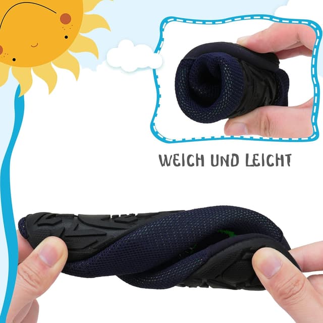 Thumbnail 3 de Kyopp Kinder Barfußhausschuhe für Mädchen