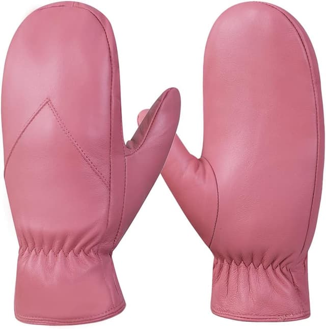 Thumbnail 6 de MGGMOKAY Moufle d'hiver cuir cachemire