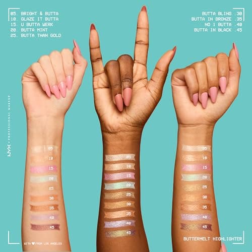 Thumbnail 4 de NYX Professional Makeup Buttermelt Highlighter 12 h