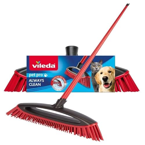Detalle 2 de Vileda Pet Pro Always Clean: escoba de goma para recoger pelos de mascotas
