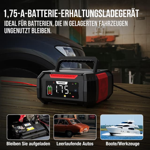 Detalle de NEXPEAK NC315 15A Autobatterie Ladegerät