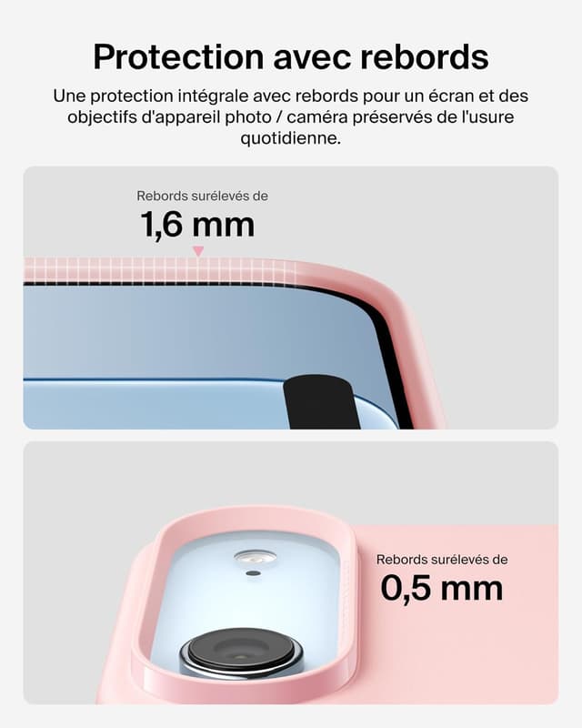 Thumbnail 5 de Belkin SheerForce Protect Rose pour iPhone 17 Pro Max