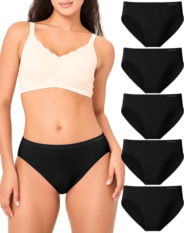 Thumbnail 6 de Bamboo Cool Women's Mid-Waisted Briefs ⚙