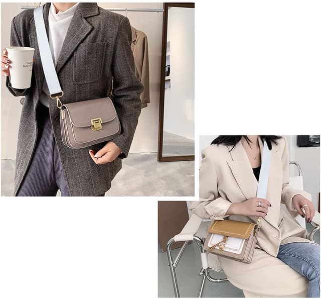 Thumbnail 6 de Aucuu tracolla regolabile per borsa donna (80–130 cm), cinghia morbida antiscivolo