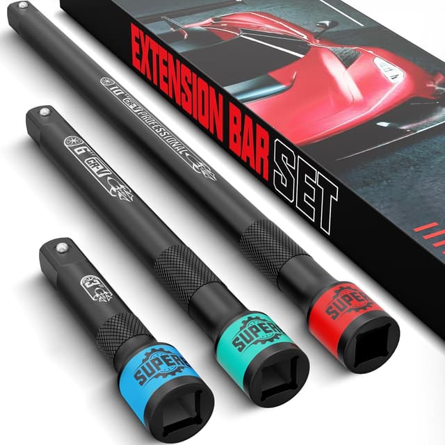 Thumbnail 6 de KIRXST 1/2" Impact Extension Bar Set 3pc 75/125/250mm