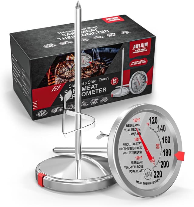 Imagen de AWLKIM Stainless Steel Meat Thermometer 2 Pack 🍽 en OfertitasTOP