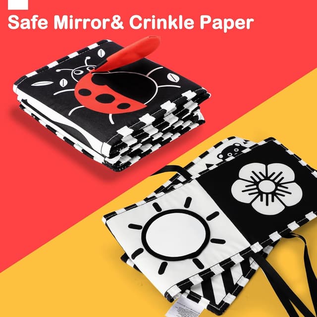 Thumbnail 4 de URMYWO Black and White Tummy Time Baby Toys