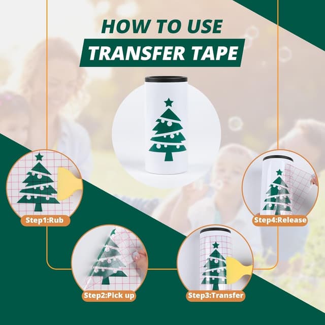 Detalle 2 de HTVRONT vinyl transfer tape 30.5cm