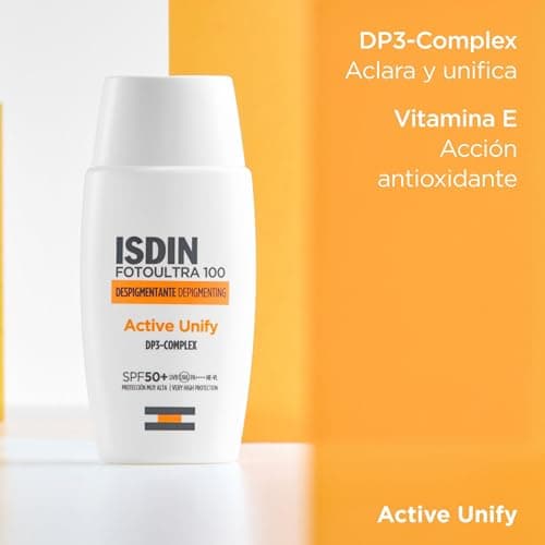 Thumbnail 7 de ISDIN Fotoultra 100 Active Unify SPF 50+ crema fluida triple acción despigmentante (50 ml)