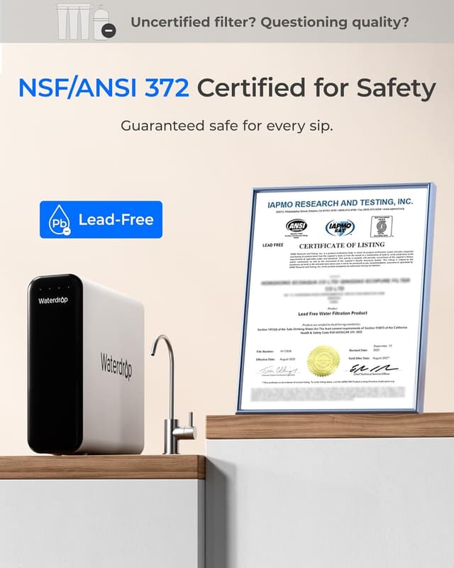 Thumbnail 5 de Waterdrop TSU 0,01 μm sistema sotto il lavandino 🚰