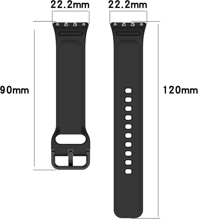 Detalle de Panda Bobo soft silicone replacement strap for Samsung Galaxy Fit 3 (SM-R390)