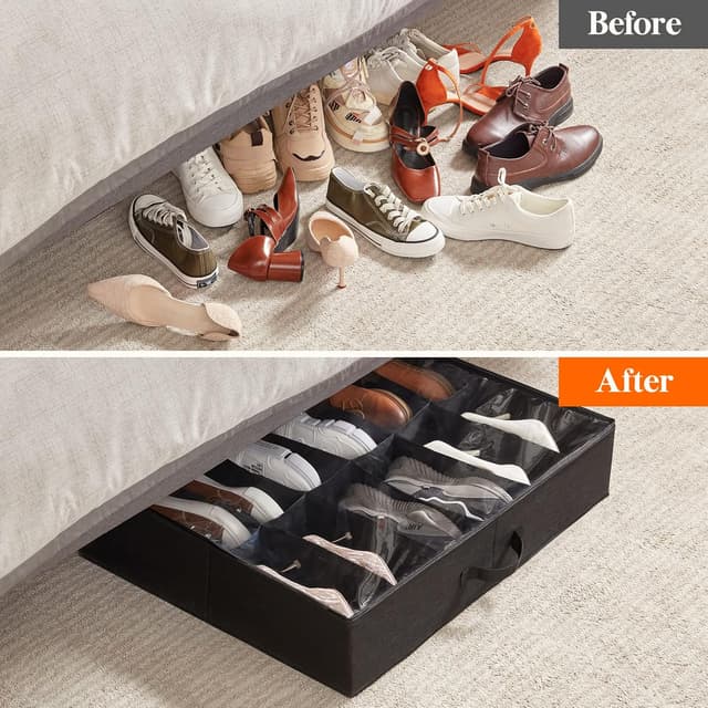 Thumbnail 4 de Lifewit Under Bed Shoe Organizer 24 pairs