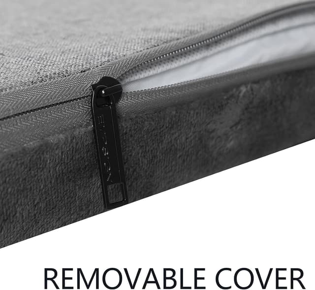 Thumbnail 6 de EMPSIGN Large Washable Dog Mattress with Waterproof Liner (Reversible) Grey, 89x56x7.5cm