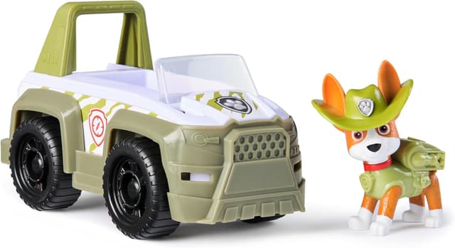 Detalle 2 de Paw Patrol Jungle Cruiser con figura Tracker