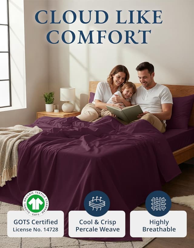 Thumbnail 1 de LANE LINEN Twin Sheets 3-piece