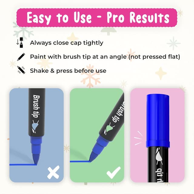 Detalle 2 de Desire Deluxe 52 pennarelli acrilici multicolore 🎨