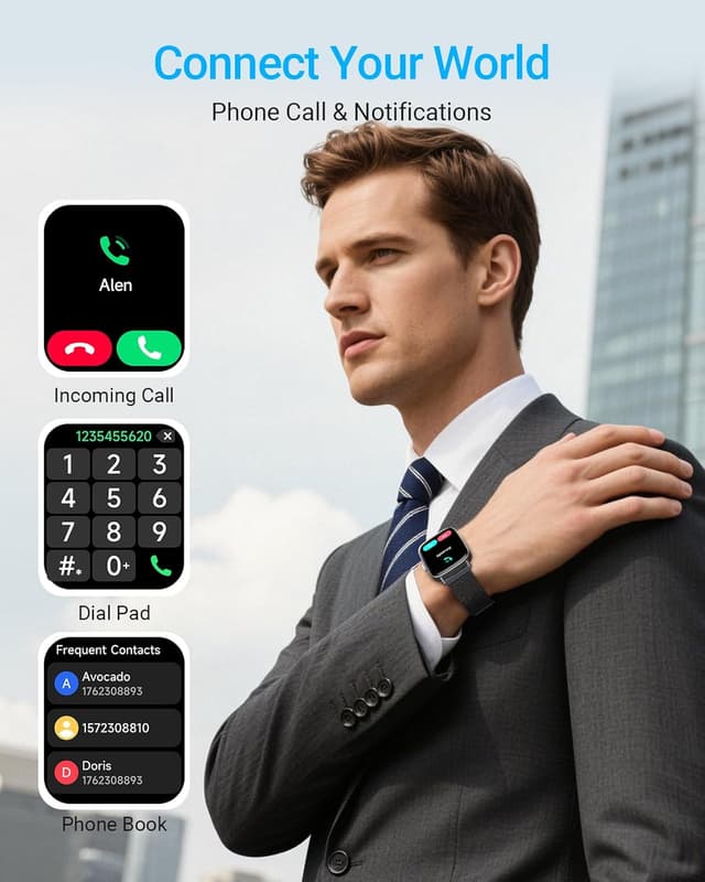 Detalle de Smart watch for men and women with 1.85" HD