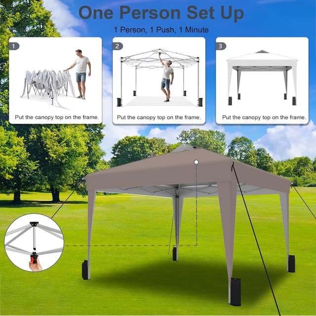 Detalle 2 de DADAWAY pop up gazebo 3m x 3m