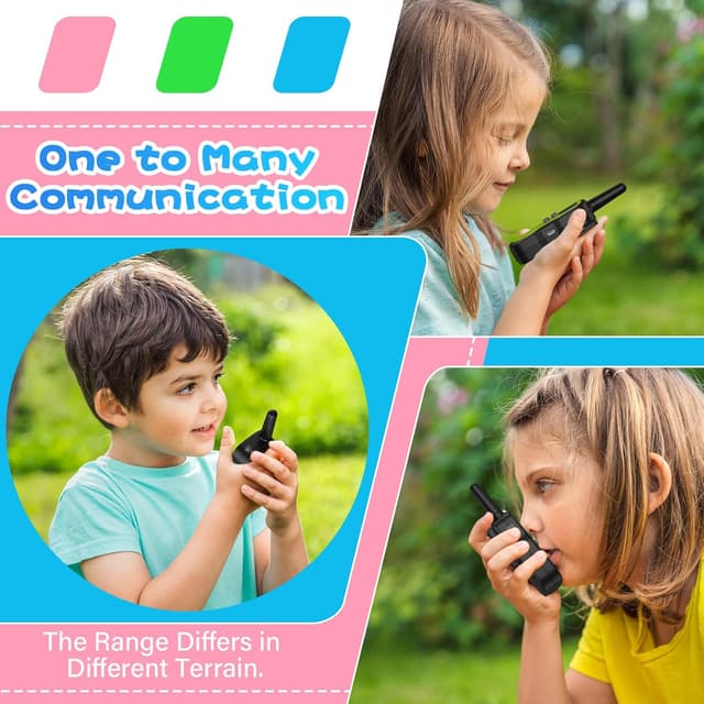 Detalle 2 de Apkezel Walky Talky 3er Set 1000 mAh