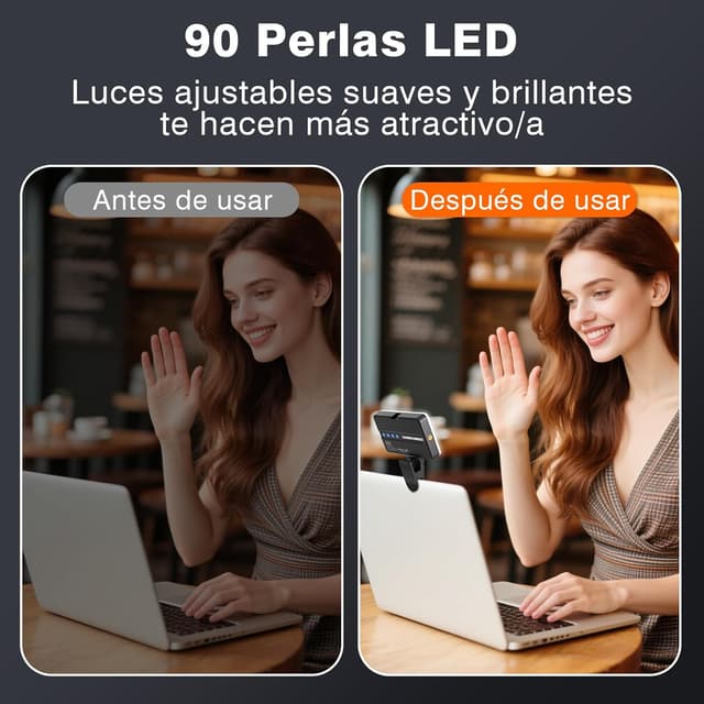 Detalle de BNEHHOV M160 90 LED CRI 95+ 1800 mAh