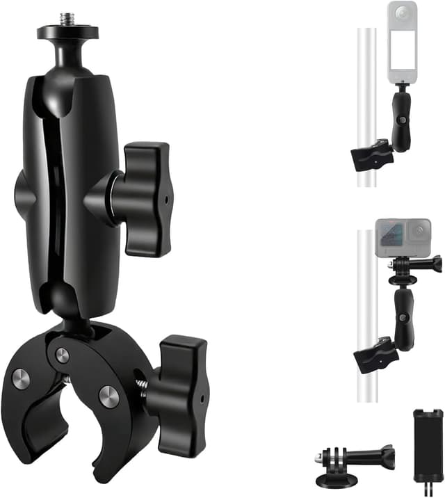 Imagen de HAFOKO Bike Camera Clamp Mount 360° for GoPro en OfertitasTOP