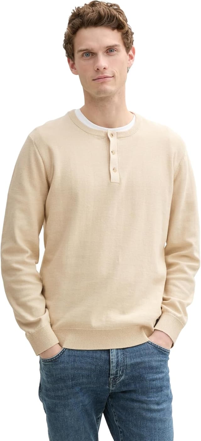 Thumbnail 6 de TOM TAILOR 1045658 pullover da uomo: jersey a maniche lunghe comodo per l’uso quotidiano