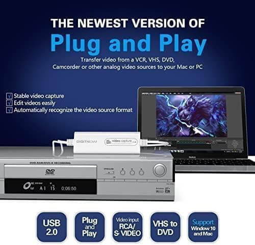 Thumbnail 4 de VIXLW Convertidor VHS a Digital 📹 Compatible con PC y Mac