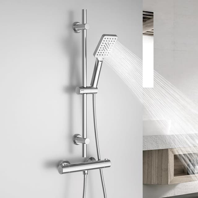 Detalle 2 de Görbach Colonna Doccia Inox 70 cm Tre Getti