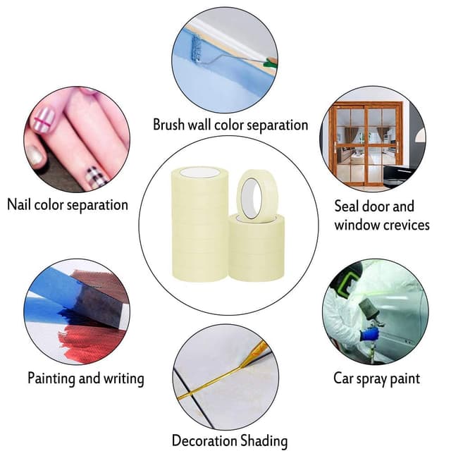 Thumbnail 6 de NORTHERN BROTHERS Masking Tape 25mm, 12 rolls