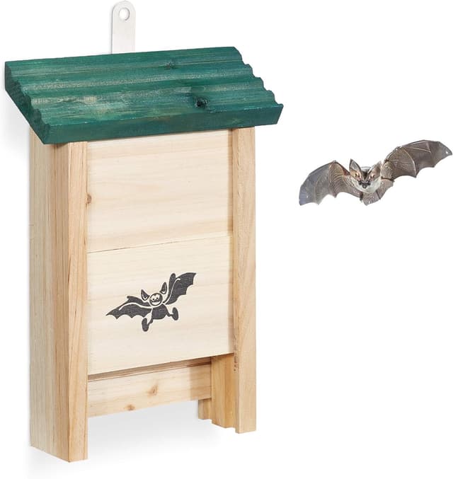 Detalle de Relaxdays nature abri Ă chauve-souris 25,5 cm đ
