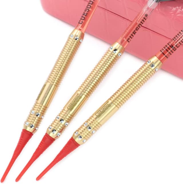 Detalle de CUESOUL Dragon Series : ensemble de fléchettes à pointe souple Luxe 16 g avec étui