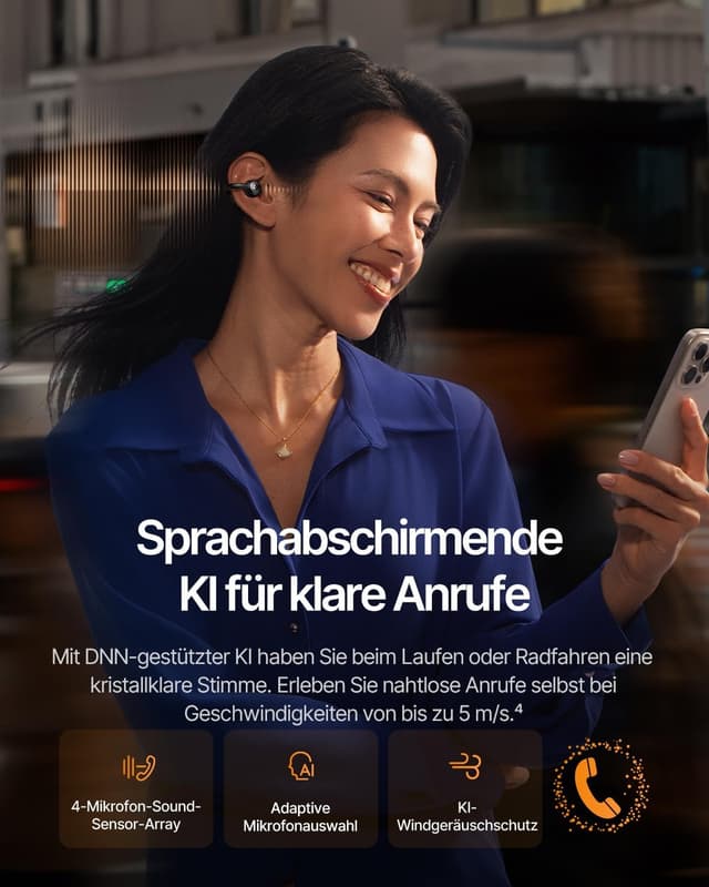 Thumbnail 5 de Baseus Inspire XC1 Open‑ear Kopfhörer 40 Std.