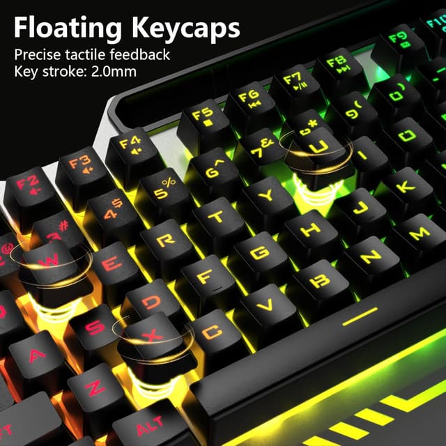 Thumbnail 4 de AULA T102 104-Key Gaming Keyboard