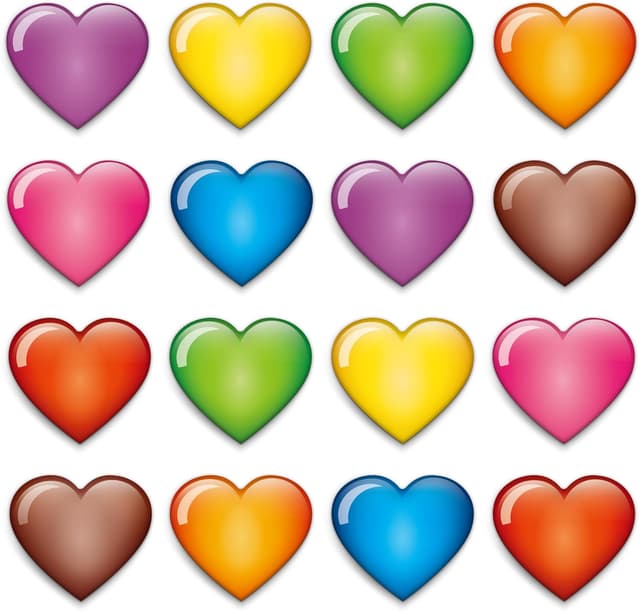 Detalle de MORCART 16 Emoji Herz Magnete – bunte Kühlschrankmagnete für Pinnwand, Whiteboard & Spind