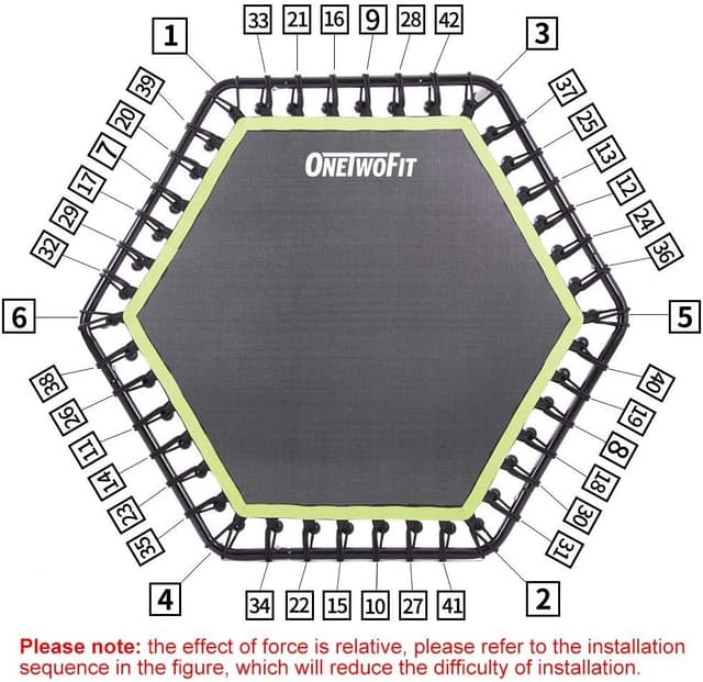 Thumbnail 6 de ONETWOFIT 122cm Trampolín de Rebote