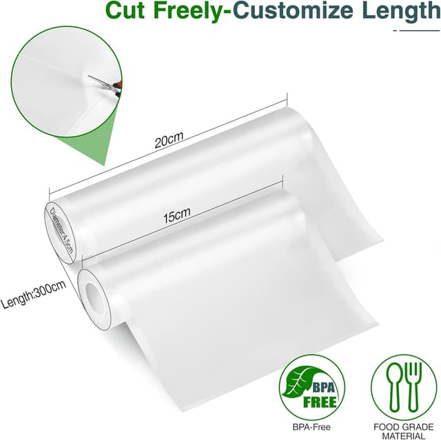 Thumbnail 1 de Vakuumierbeutel 7 Rollen 190µm 15/20x300cm