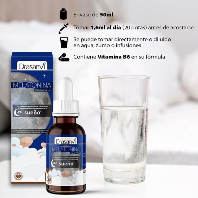 Thumbnail 4 de DRASANVI Melatonina Pura 1,9 mg 50 ml