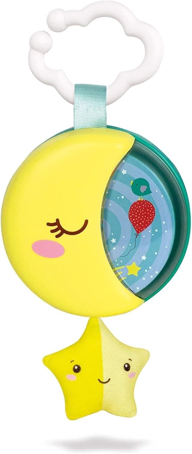 Detalle 2 de Clementoni 17323 Spieluhr Mond – Kuscheltier mit Licht & Musik für Babys ab 0 Monaten