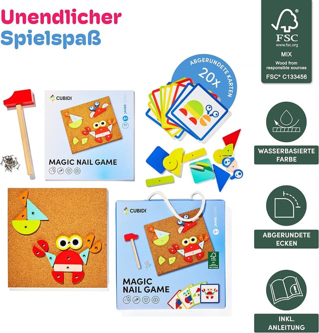 Thumbnail 5 de CUBIDI Hammerspiel ab 3 Jahre