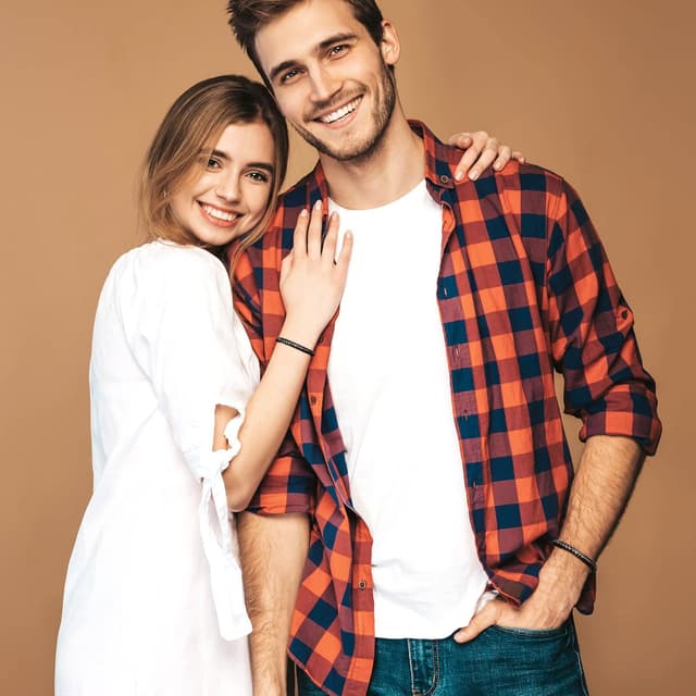 Thumbnail 6 de Leather Morse Code Bracelet 8.5 in