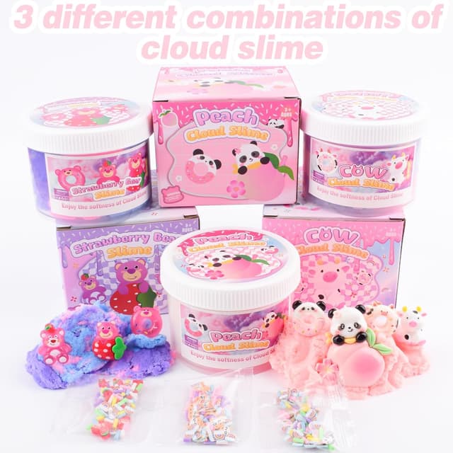 Thumbnail 6 de Cloud slime 200ml party set