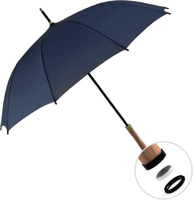 Thumbnail 6 de Steinweber Airbrella intelligenter Regenschirm mit AirTag-Versteck – sturmfest & wasserdicht, 98 cm Länge