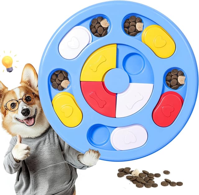 Thumbnail 6 de TRIGRAND puzzle interattivo per cani con mangiatoia rallenta-cibo, lavabile e pensato per stimolare il QI