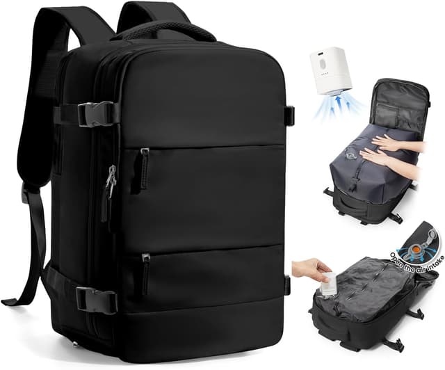 Detalle de SZLX Großer Reiserucksack Vakuum 40x30x20