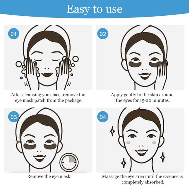 Detalle de LOPHE Patch Occhi in idrogel, 30 cerotti per contorno occhi al mirtillo