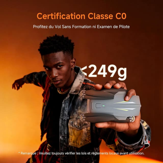 Thumbnail 6 de Ameta S20 Drone avec caméra 4K, GPS, retour automatique et modes intelligents (FPV WiFi) — idéal pour débuter